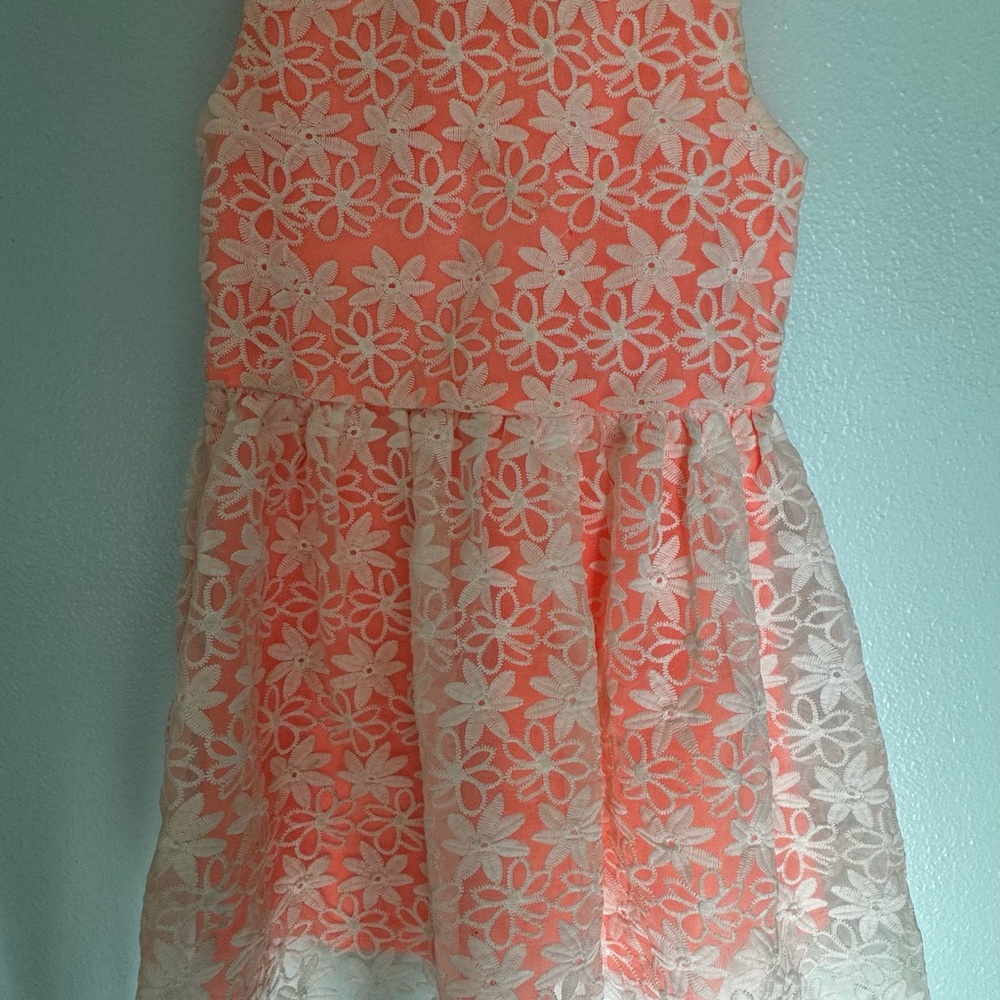 Btween Floral Lace Kids Dress - Size 14